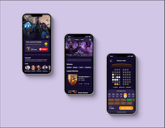 build ticket booking app, event booing app hotel booking app