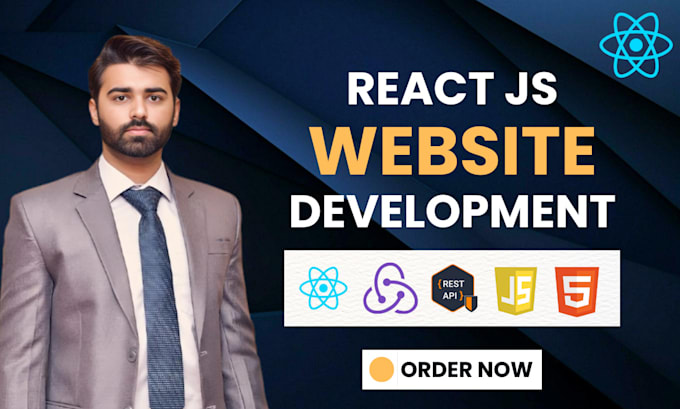 Be your react js developer by Aqdas_dev | Fiverr