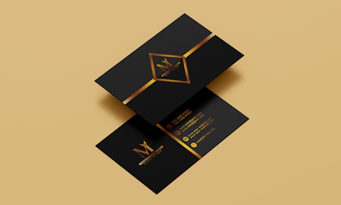 create professional luxury business card design