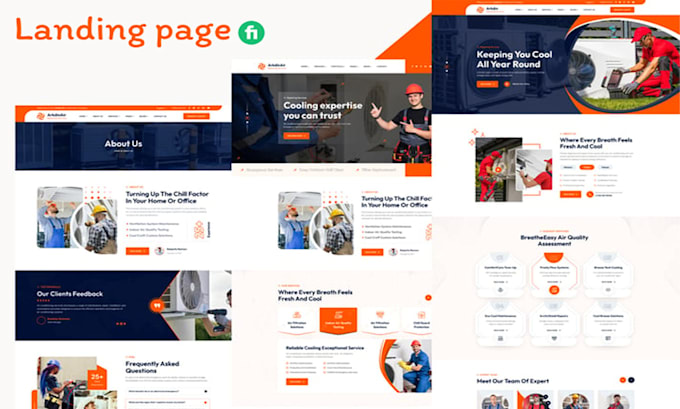 Html css landing page website design by Devnazmul95 | Fiverr