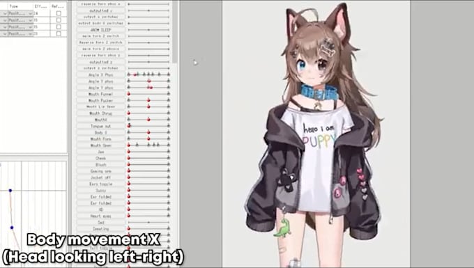 Draw and rig vtuber model, live2d rigging, custom anime vtuber, for ...