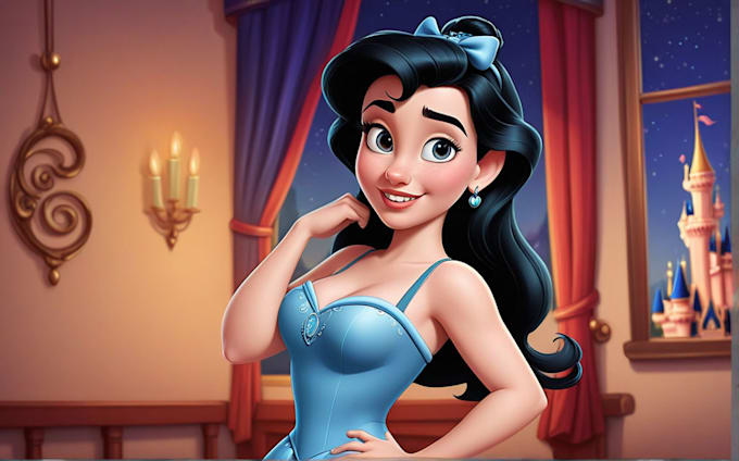 draw you a beautiful harry potter disney portrait