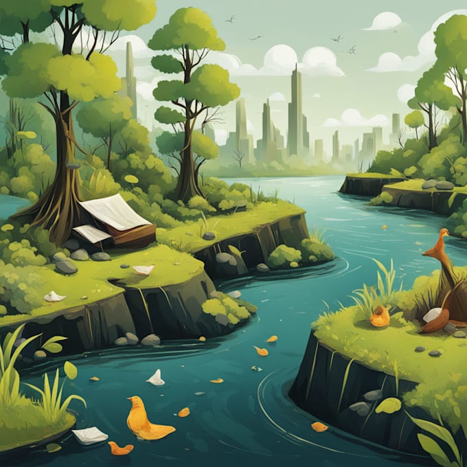 design and illustrate environmental art