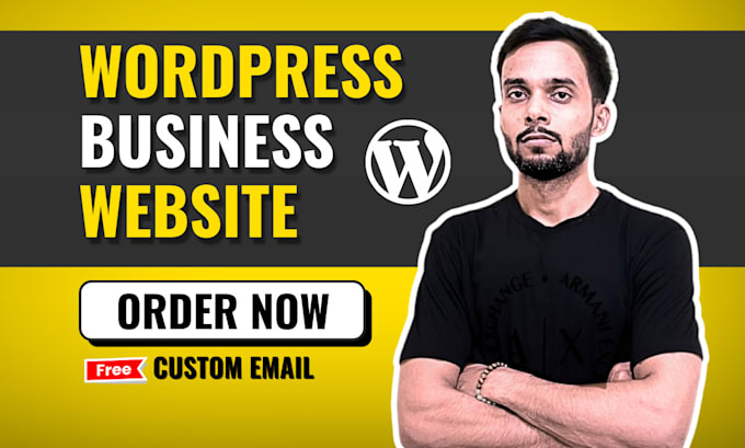 build clean and modern wordpress website for small business, redesign wordpress