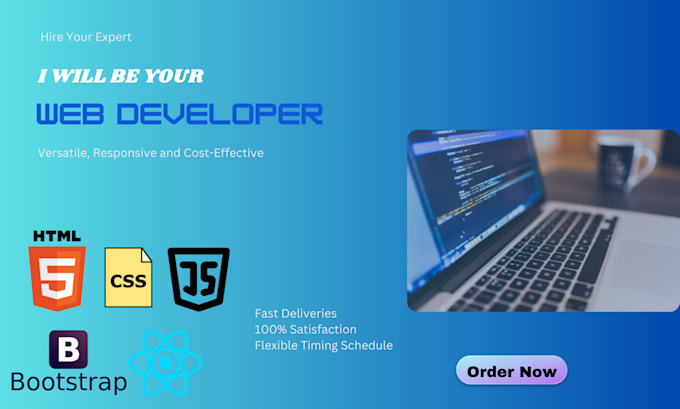 Create stunning responsive websites and web apps with html css js react ...