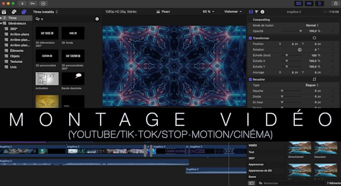 do un montage professionnel