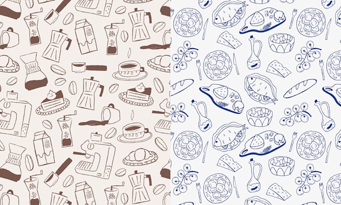 create vector seamless pattern