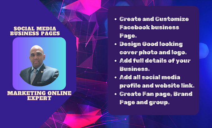 create, set up, and optimize social media for your business
