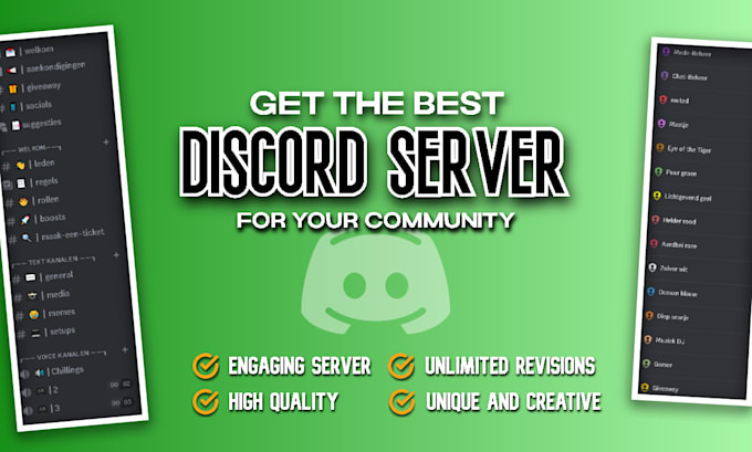 create a professional, fun and clear discord server