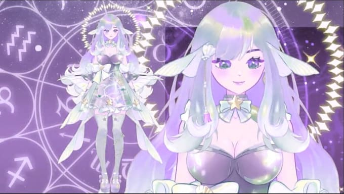 design live2d vtuber model, anime style , 2d vtuber rigging very cheap