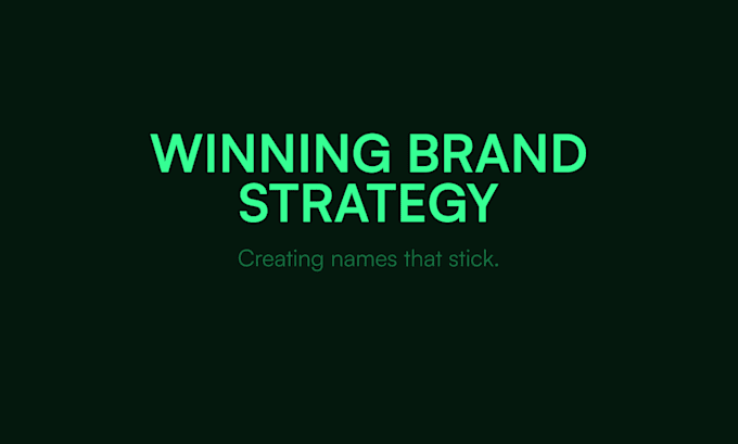 create a household brand name, slogan and strategy for you