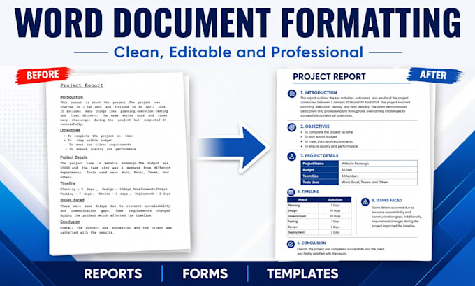 professionally format and design your microsoft word document