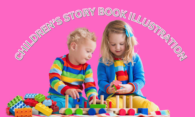 design illustrations for children story books on kdp