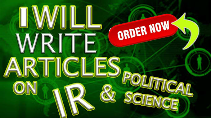 write articles on ir and pol sci