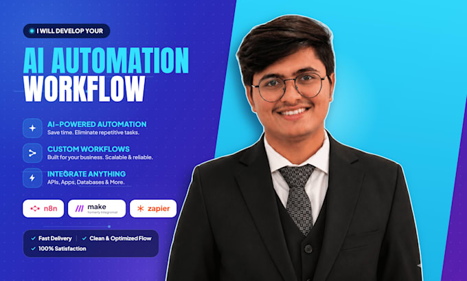 develop your ai automation workflow with n8n, make, or zapier
