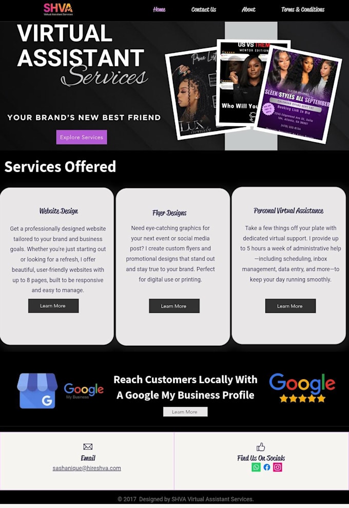 revamp or design your website