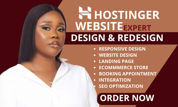 hostinger website design wordpress website on godaddy bluehost woocommerce