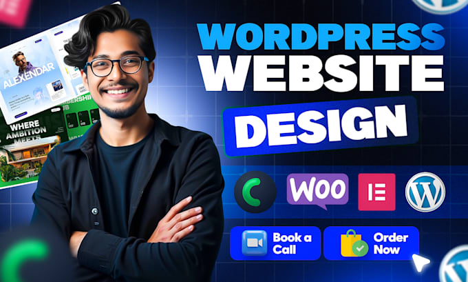 build,redesign wordpress woocommerce website development,elementor landing page
