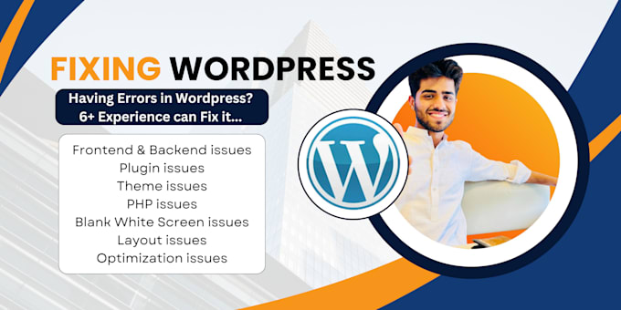 resolve wordpress major issues,critical errors and problems