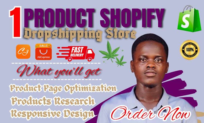 build one product store dropshipping store one product shopify website