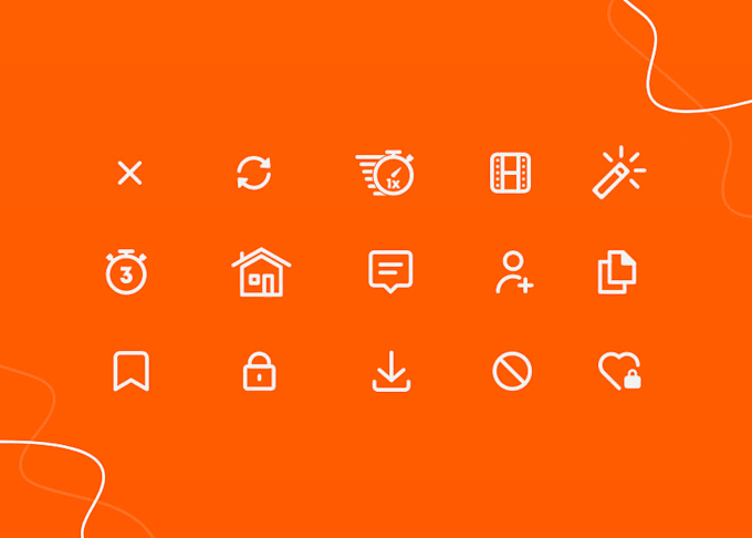 create unique custom icon sets for websites and apps
