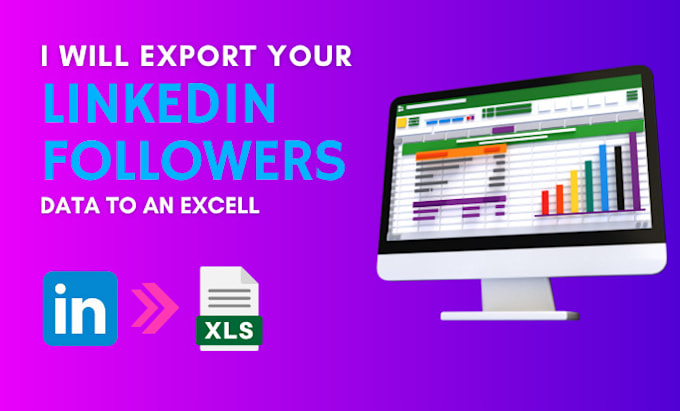export linkedin followers data to an excell