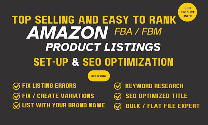 do amazon SEO fba fbm product listing for pl, amazon listing optimization fba pl