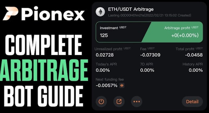 build binance future trading, arbitrage bot that uses aave smart contract, deriv