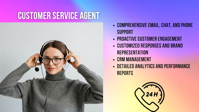be your full time customer service agent or customer support