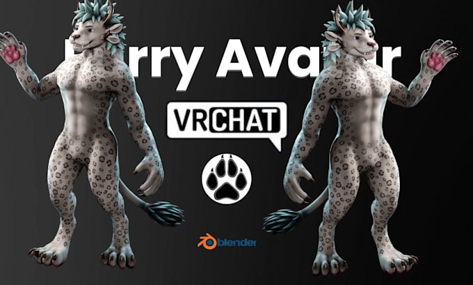 Create your vrchat avatar, vrc avatar, vtuber, 3d model, vr character ...