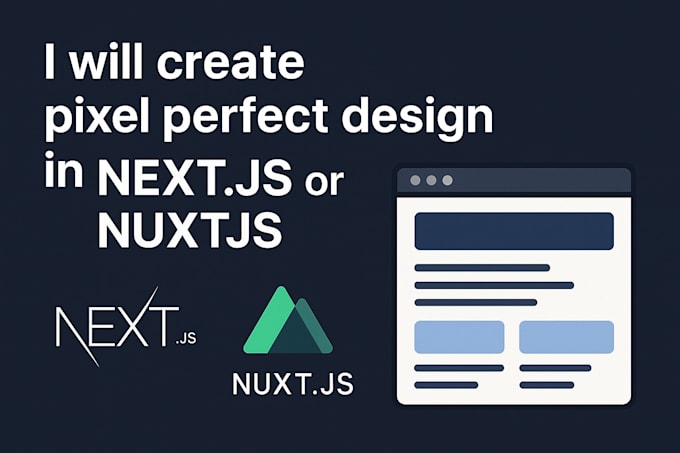 create pixel perfect design in nextjs or nuxtjs