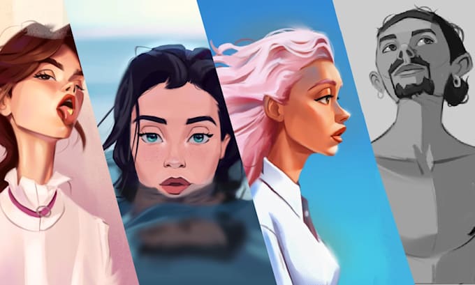 create unique stylized portraits and characters for you