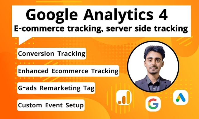 setup ga4 ecommerce tracking,server side tracking,ads conversion tracking, gtm