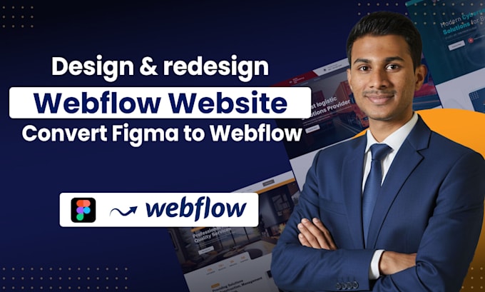 build or redesign webflow website, convert figma to webflow, webflow animation