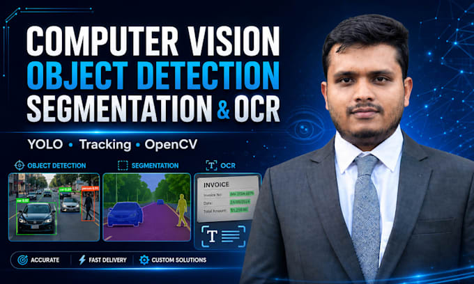build computer vision, object detection, segmentation and ocr solutions