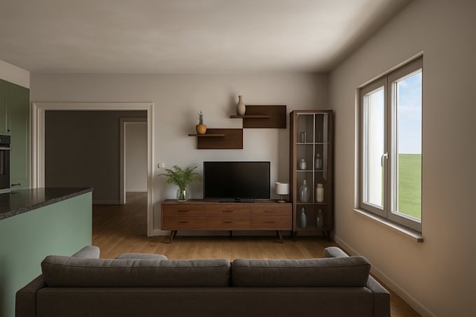 progettero i tuoi interni con planimetrie 2d modelli 3d e render