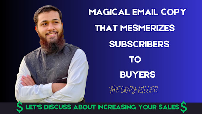 write converting sales email copy and email sequence for your email marketing