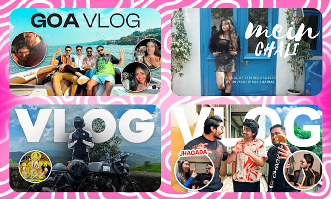 design clickbait vlog, food, travel youtube thumbnails fast
