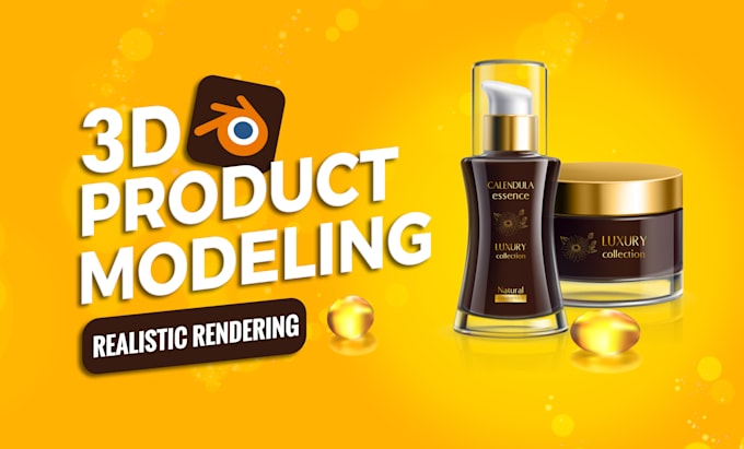 do 3d product modeling and realistic rendering for amazon product