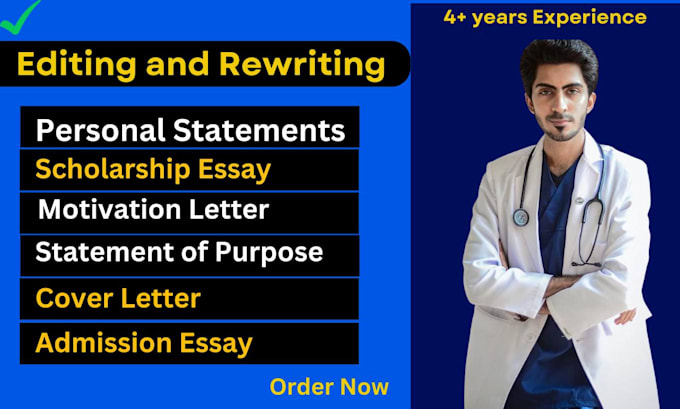 proofread edit personal statement sop cover letter scholarship essay