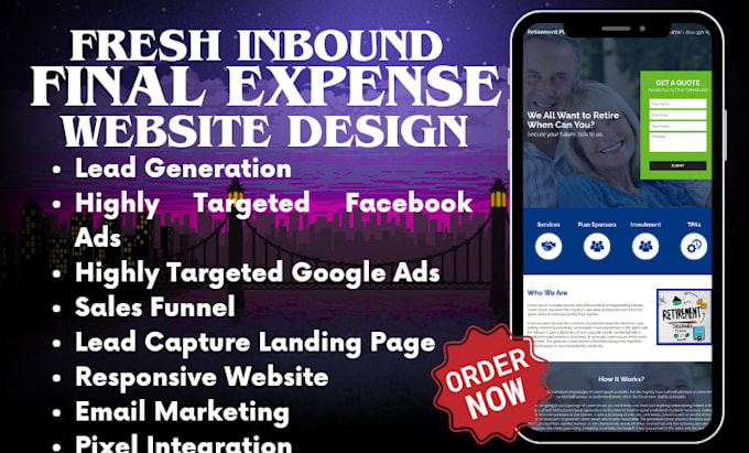 final expense insurance leads final expense website final expense sales funnel