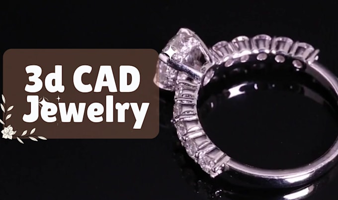 3d cad model jewelry design, rendering, 3d jewelry animation, jewelry ...