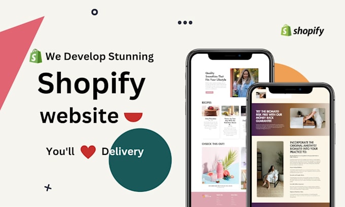 build a branded one product shopify store or dropshipping website