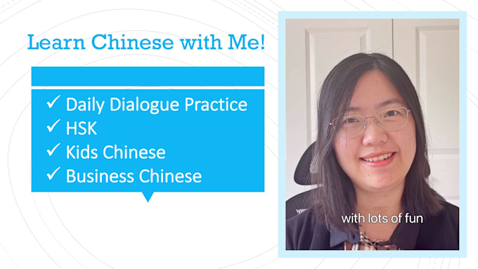 teach and tutor you chinese mandarin