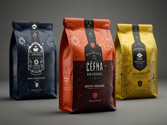 do coffee packaging, coffee bag, label design