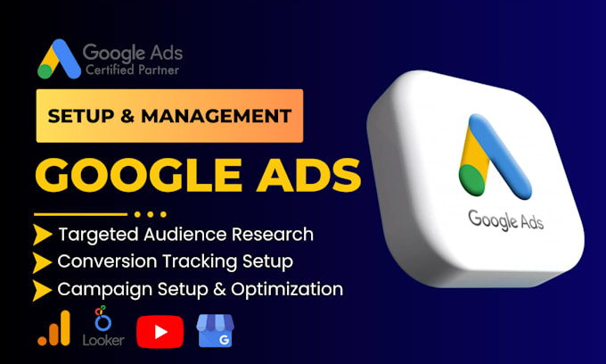 setup, optimize and manage google ads adwords PPC campaigns to boost sales