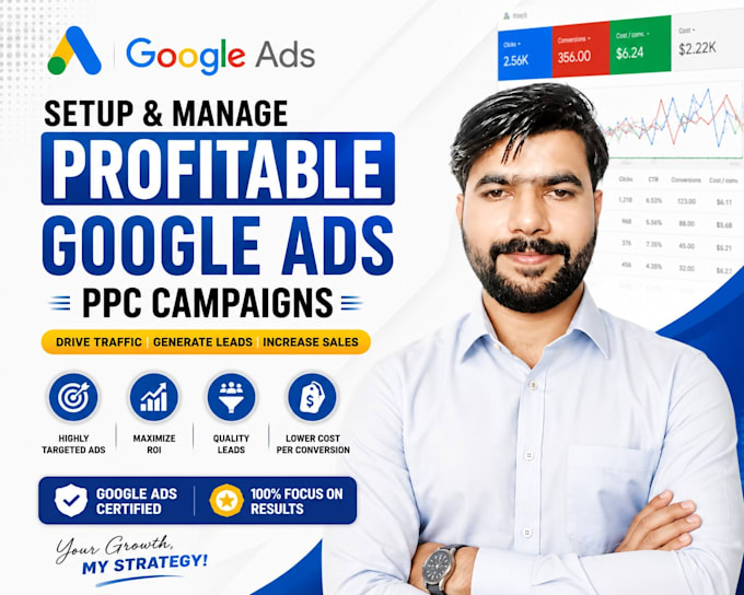setup and manage profitable google ads PPC campaigns