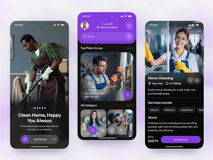 build handyman app, service provider app, errand app