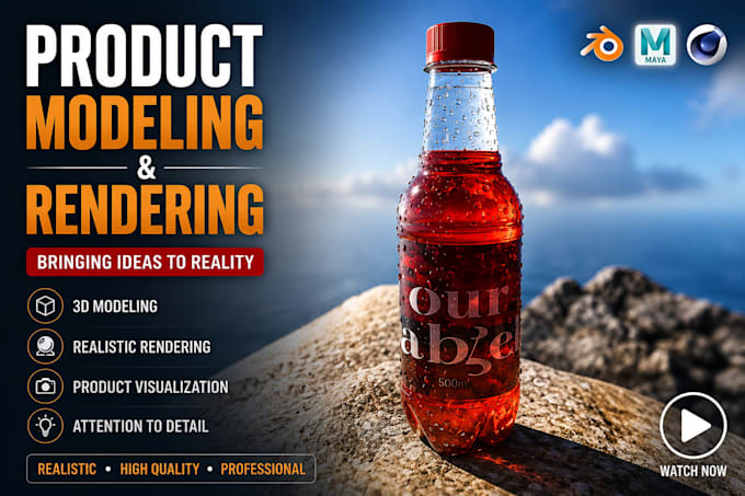 do product modelling and rendering