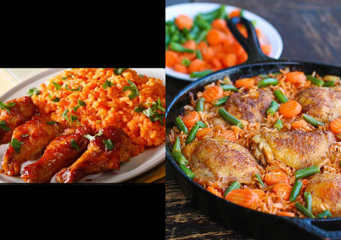 prepare delicious chicken jollof